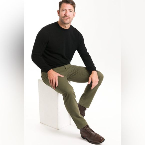 Ash & Erie TAIGA GREEN WEEKEND JEANS - Picture 1 of 5